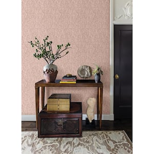 Wright Rose Gold Textured Triangle Wallpaper Sample