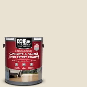 1 gal. #BXC-62 Alabaster Self-Priming 1-Part Epoxy Satin Interior/Exterior Concrete and Garage Floor Paint