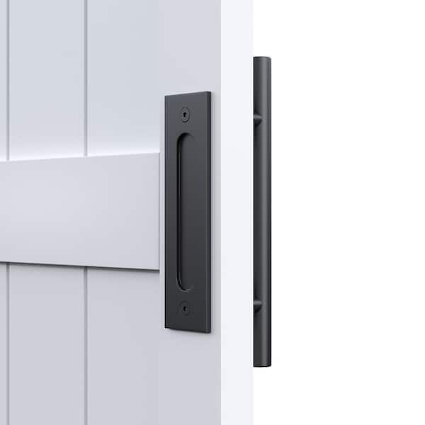 SANDING 42 in. x 84 in. Paneled White PVC H Shape MDF Assembly