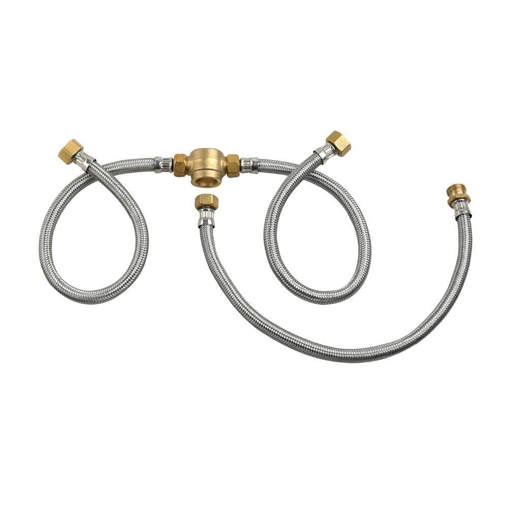 American Standard Deck Mount Tub Filler Flex Hose Kit 8888.900.007 The Home Depot