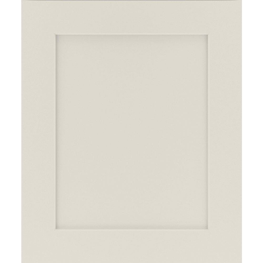 Cottage 14.5 in. W x 0.75 in. D x 14.5 in. H in Swan Cabinet Door Sample