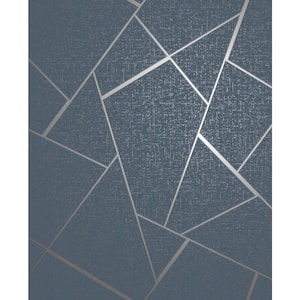 Quartz Navy Fractal Navy Wallpaper Sample