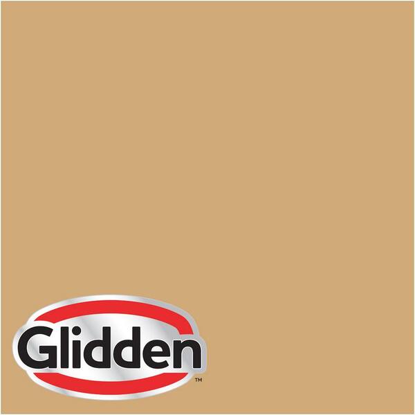 Glidden Premium 1 gal. #HDGY11D Haymarket Straw Flat Interior Paint with Primer