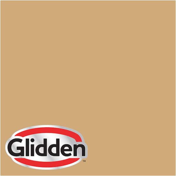 Glidden Premium 1-gal. #HDGY11D Haymarket Straw Flat Latex Exterior Paint