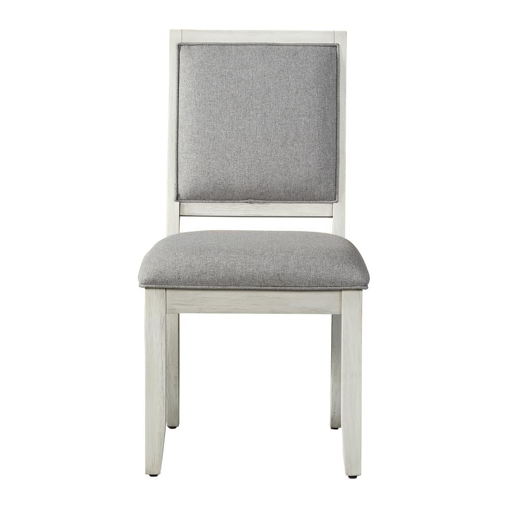 Set of 2 Chairs White SOMERS DEF