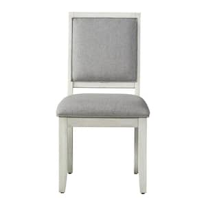 Canova Weathered White Parsons Dining Chair (Set of 2)
