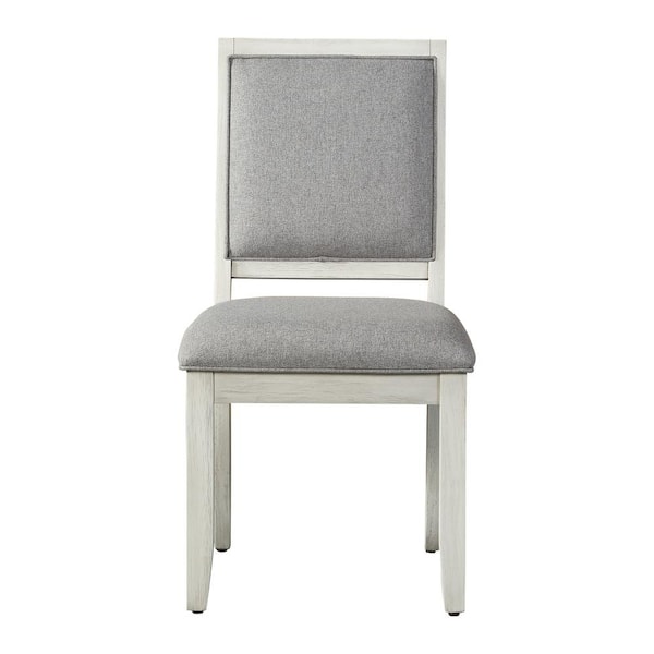 Steve Silver Canova Weathered White Parsons Dining Chair (Set of 2)