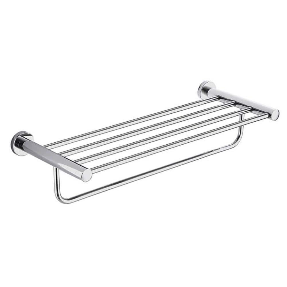 Nameeks General Hotel 23.8 in. Wall Mounted Single Rail Towel Rack in