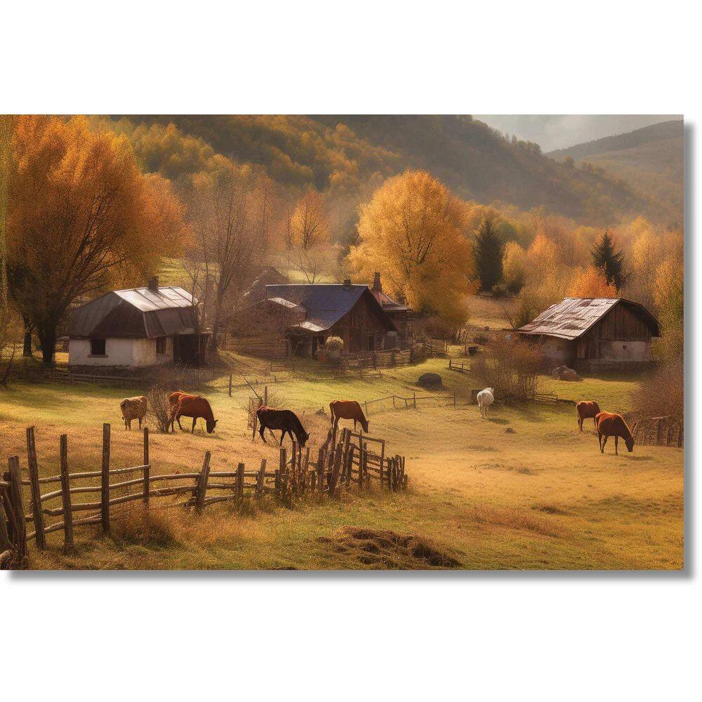 1 Piece Unframed Graphic Print Country Art Print 40 in. x 60 in. price history on PriceWatchPro