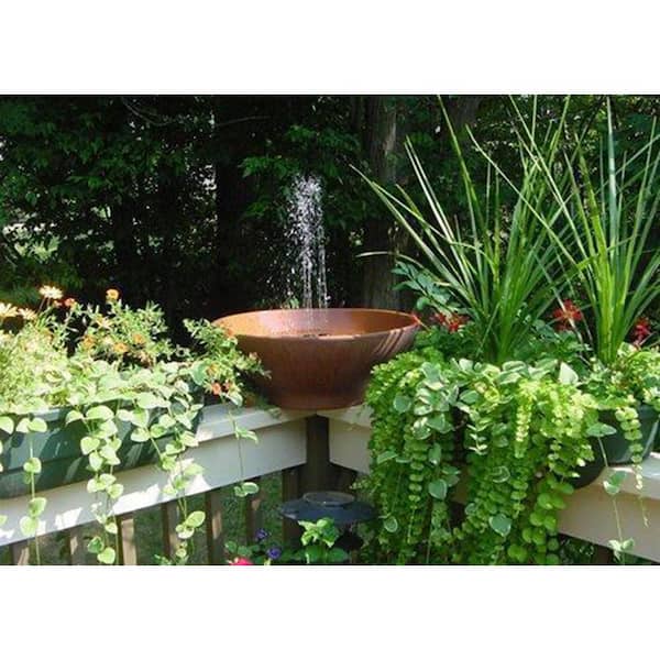 Solarrific Solar Powered Water Fountain, Solar Garden Fountain Pump Universal Insert Kit