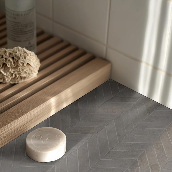 MSI Cementino 12 in. x 15 in. Matte Porcelain Mesh-Mounted Mosaic