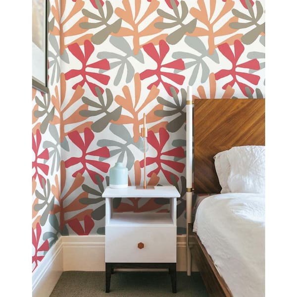 34.17 sq. ft. Kinetic Tropical Peel and Stick Wallpaper