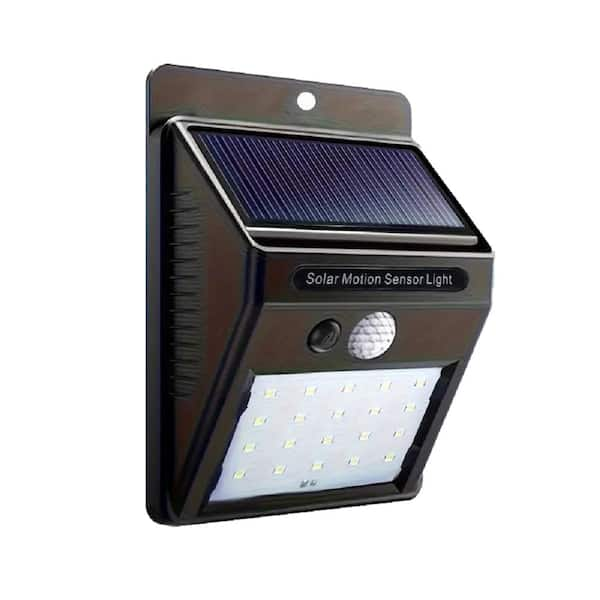 Etokfoks 4- Watt Equivalent Integrated LED Black Wall Pack Light, 5000K ...