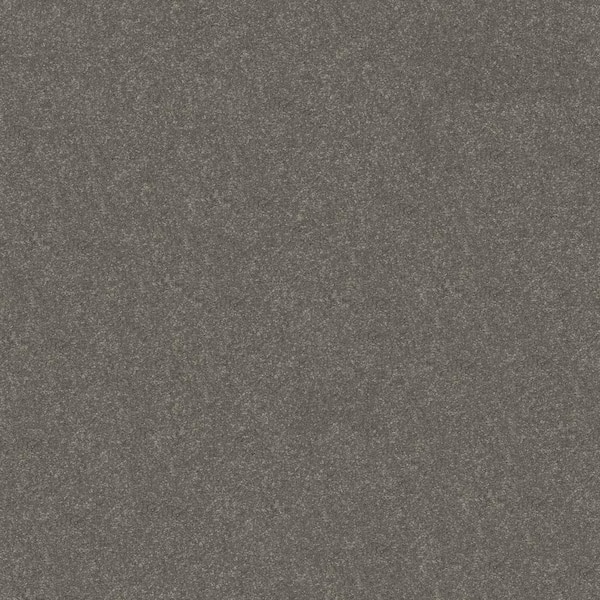 Home Decorators Collection House Party II - Concrete Mix - Gray 51.5 oz. Polyester Texture Installed Carpet