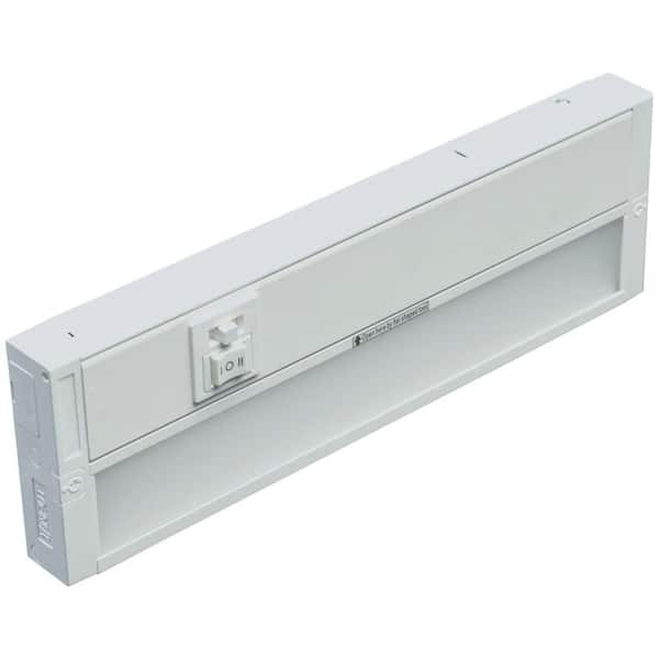 12 in. Hardwired White Integrated LED Dimmable Under Cabinet Light