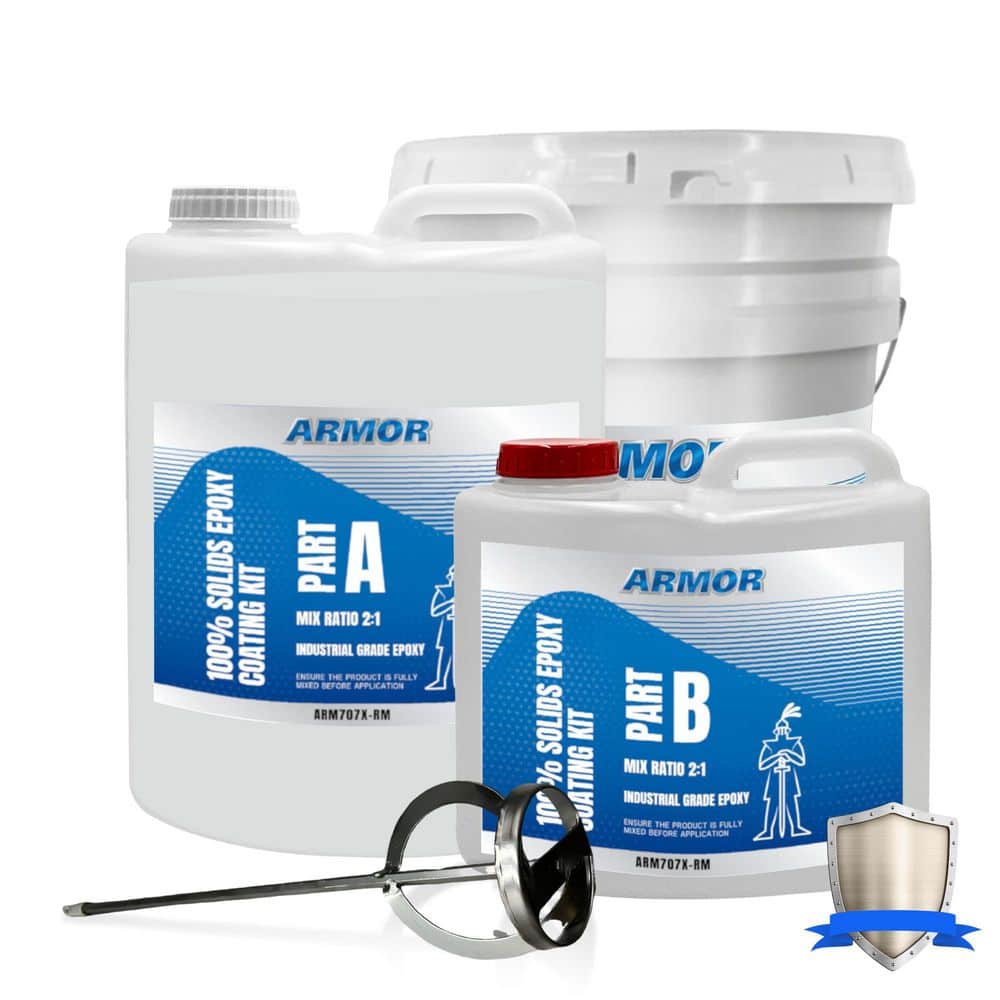 3 Gal. Clear Gloss 2 Part Epoxy Interior/Exterior Concrete Basement and Gar
