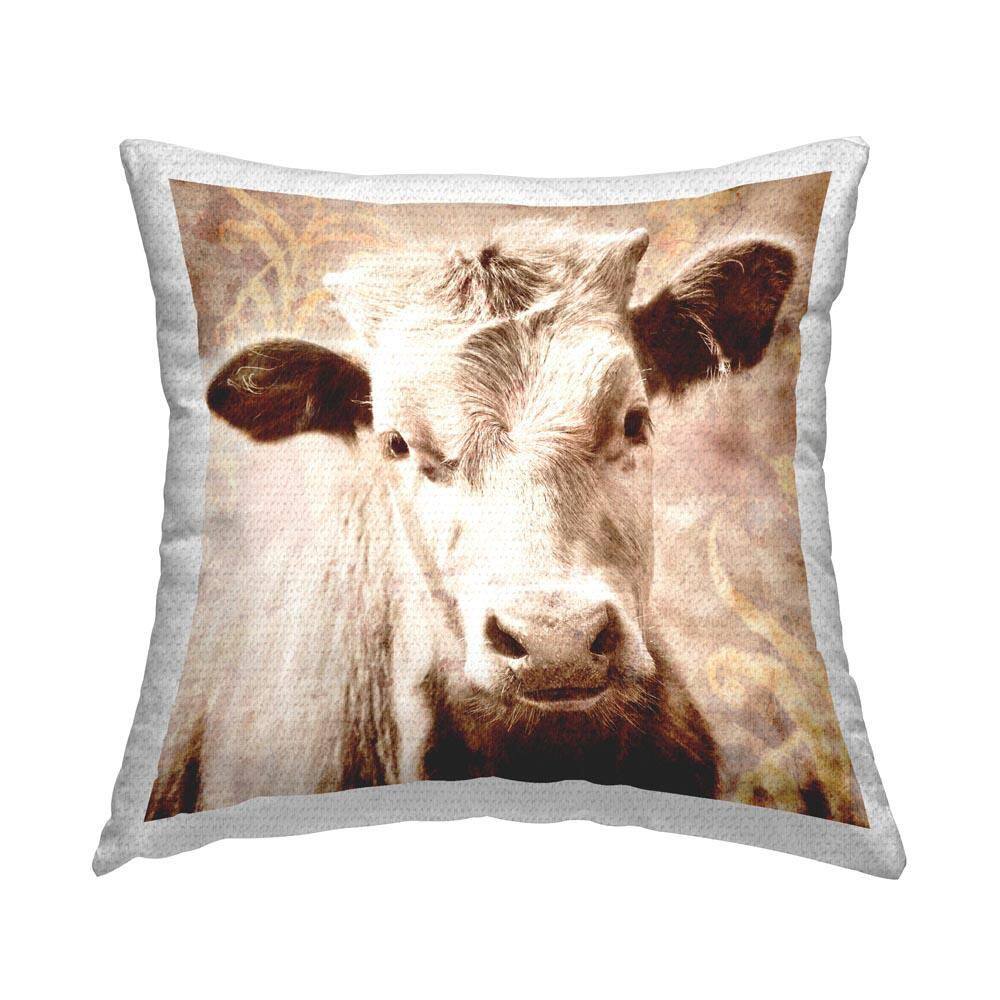 Vintage Country Calf Outdoor Printed Throw Pillow by GraffiTee Studios price history on PriceWatchPro