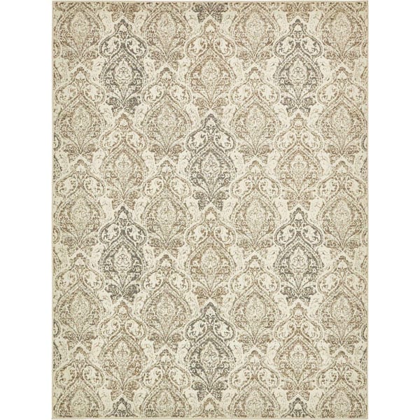 Unique Loom Tuareg Sunset Beige 9' 0 x 12' 0 Area Rug