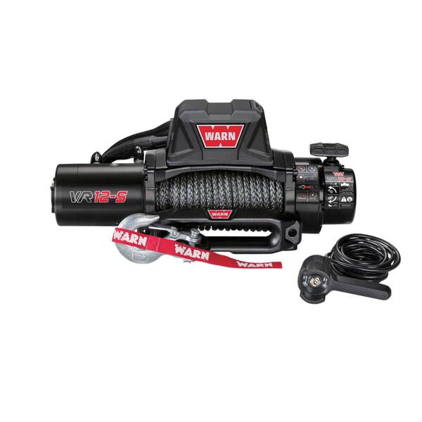 Warn VR12-S 12,000 lb. Winch with Synthetic Rope