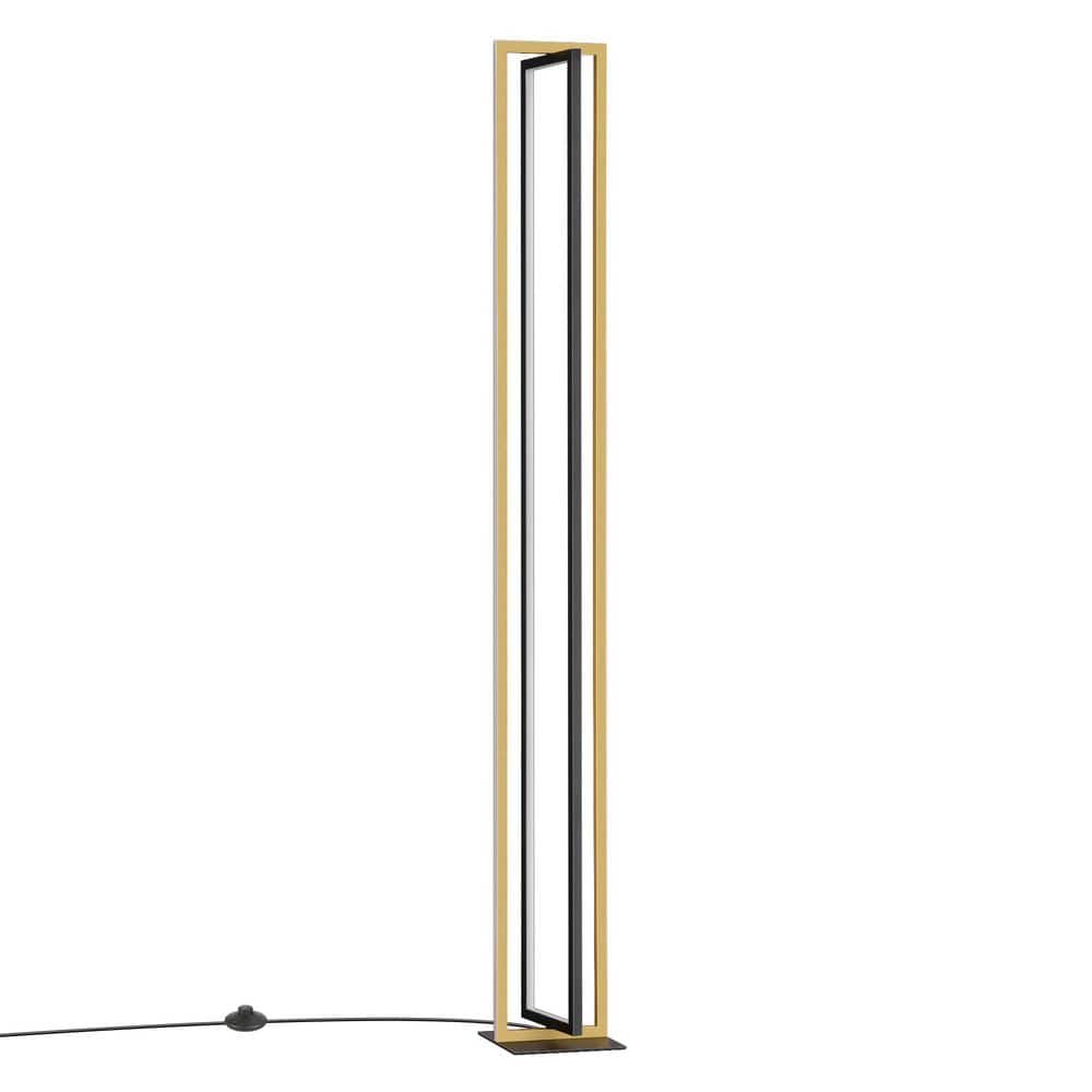 57 in. Black Modern Dimmable LED Standard Floor Lamp with Remote Control, 3-Color Temperature & Adjustable Light Panel price history on PriceWatchPro