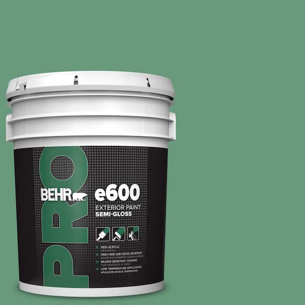 BEHR PRO 5 gal. #470D-5 Herbal Semi-Gloss Exterior Paint