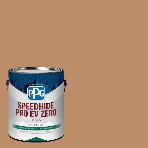 PPG Speedhide Pro EV Zero 1 gal. PPG1080-5 Wheat Toast Eggshell Interior Paint
