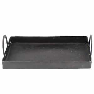 Amelia 6 in. W x 3 in. H x 10 in. D Rectangle Black Iron Dinnerware and Serving Storage