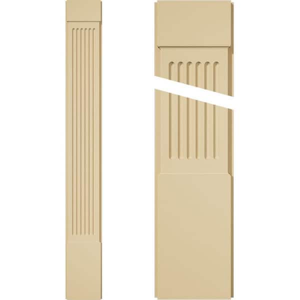 2 in. D x 10 in. W x 82 in. L Primed Polyurethane Pilaster 1- Pack