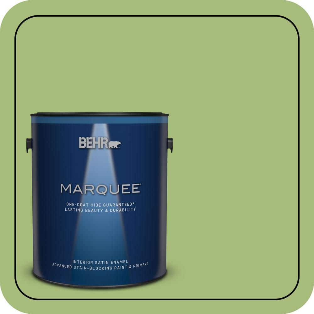 1 gal. #P370-5 Lazy Caterpillar Satin Enamel Interior Paint & Primer price history on PriceWatchPro