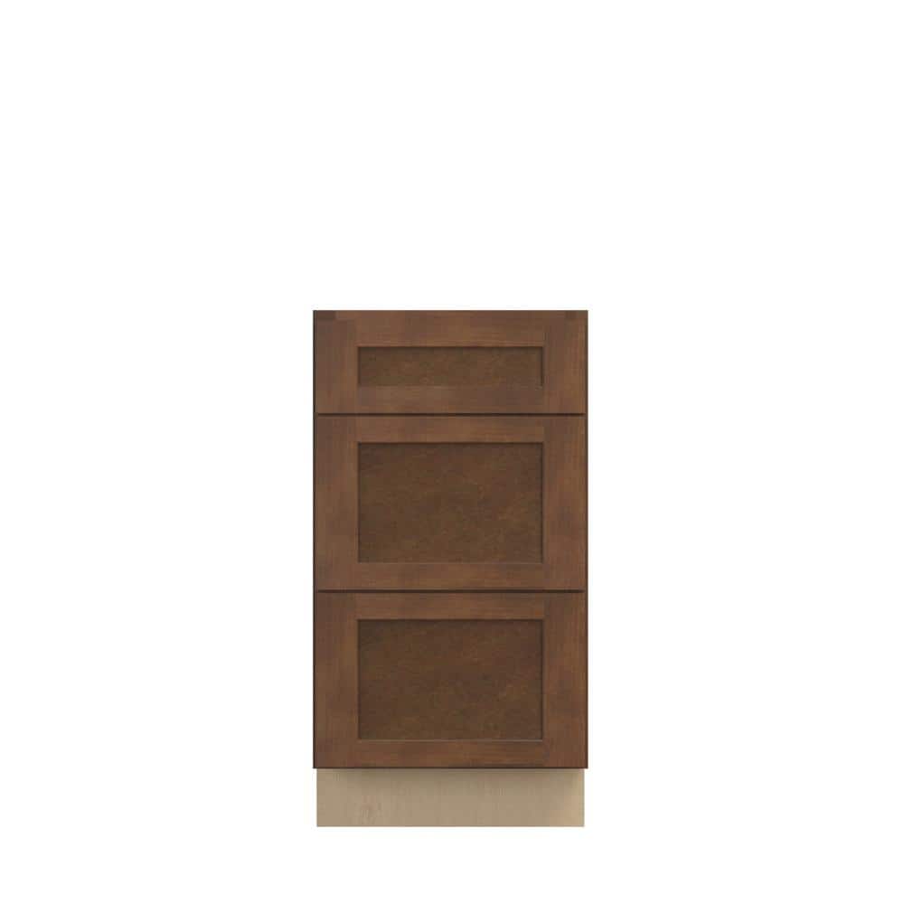 Amherst Shaker 18 in. W x 34.5 in. H x 24 in. D in Walnut Plywood Assembled Drawer Base Cabinet price history on PriceWatchPro