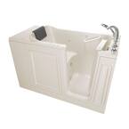 Acrylic Luxury 48 in. x 28 in. Right Hand Walk-In Whirlpool and Air Bathtub in Linen