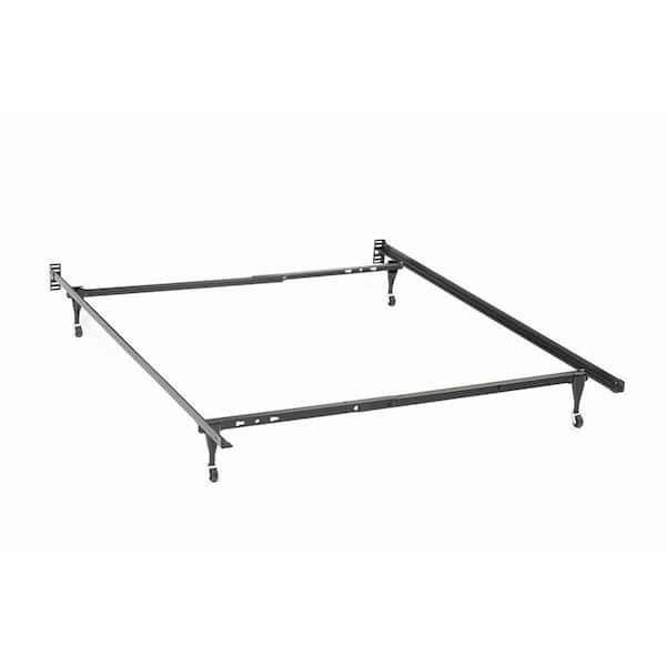 Kerns Black Twin/Full Metal Bed Frame