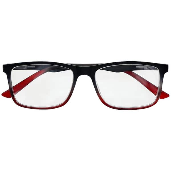 Magnifeye Red Square Ombre 2.0 Reading Glasses