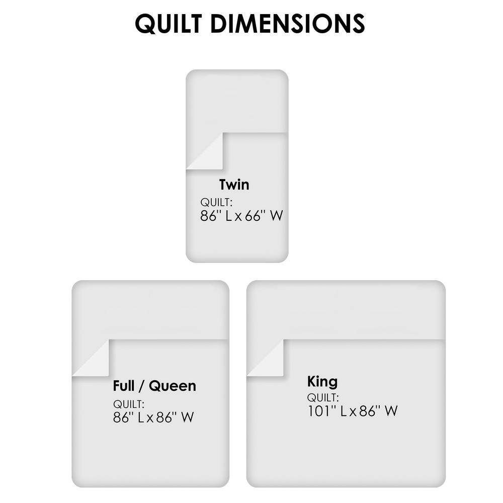 Chocolate Twin-Size Lightweight Quilt for All Seasons