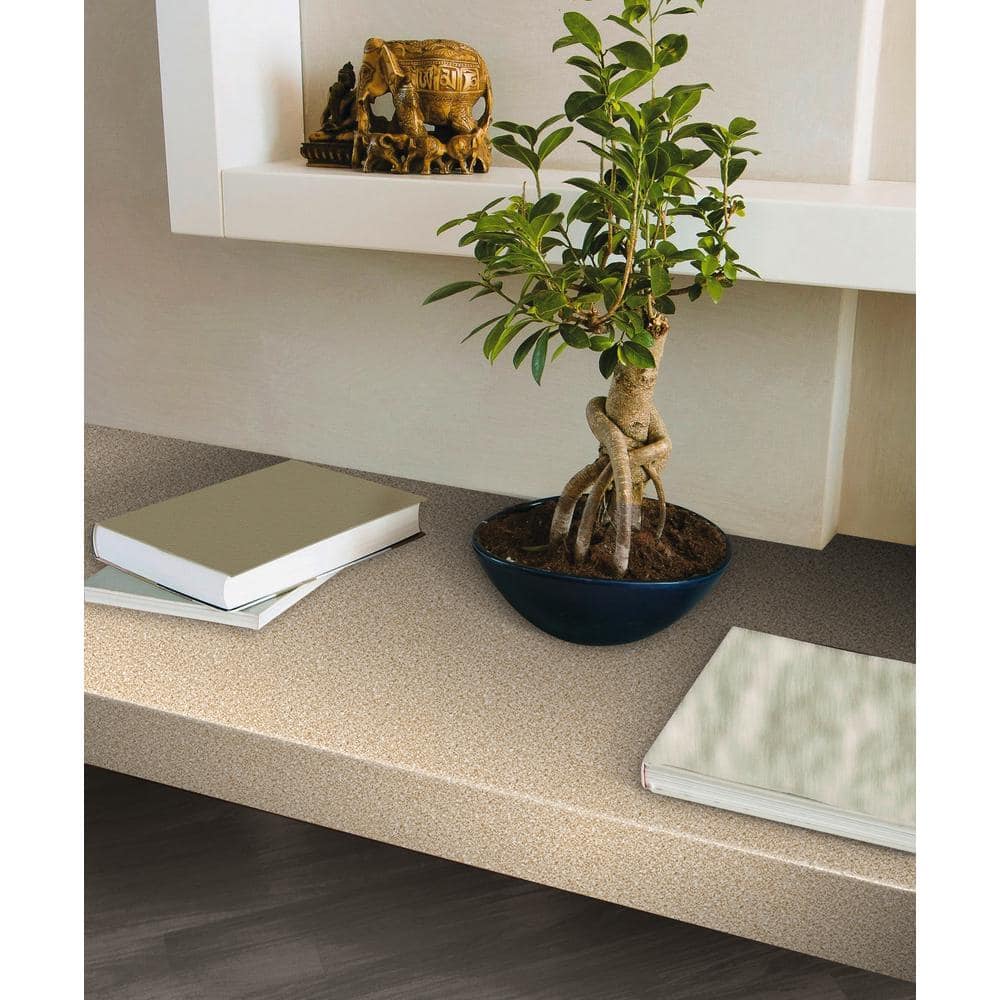 Sabbia 17 in. x 78 in. Beige Home Decor Self-Adhesive Film (2-Pack)