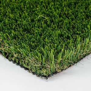 Santa Monica Spring Pro 15 ft. Wide x Cut to Length Green Artificial Grass Carpet