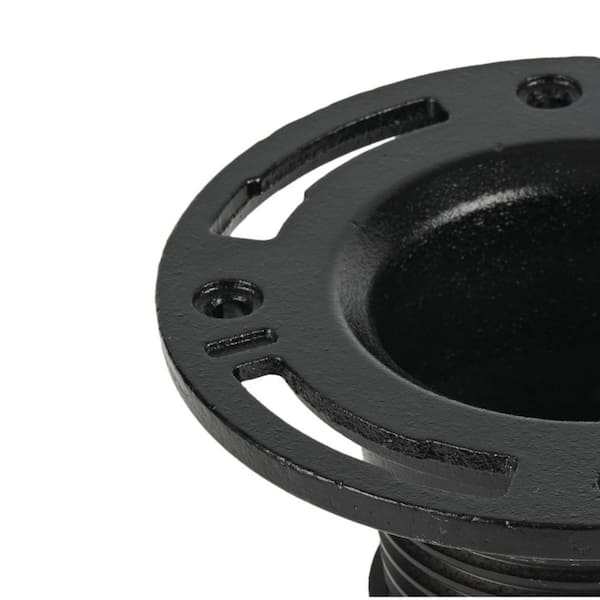 Everbilt Twist-N-Set 4 in. Cast Iron Toilet Flange 112060021008