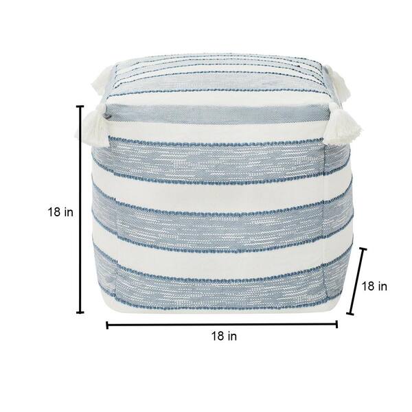 Hampton bay store outdoor pouf