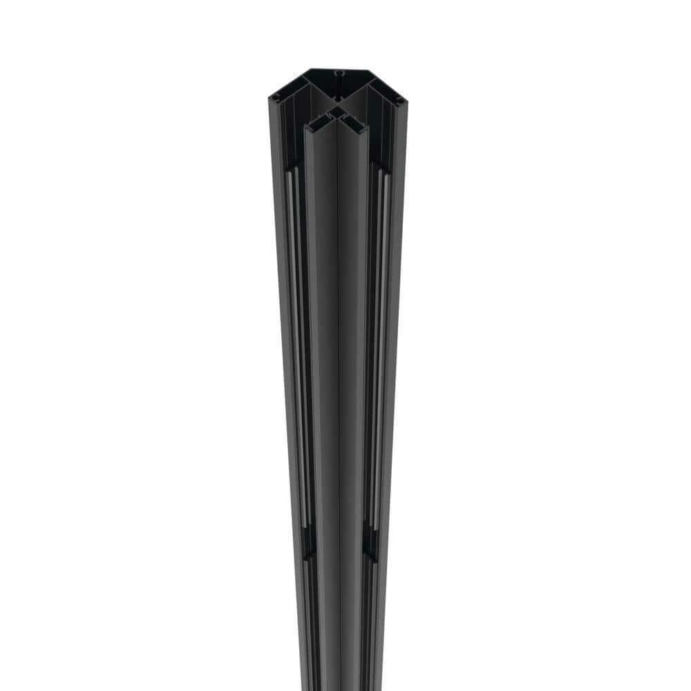 42 in. Matte Black Corner Surface Mount Post price history on PriceWatchPro