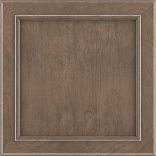 American Woodmark Brookland 11 9/16-in. W x 3/4-in. D x 11 1/2-in. H in Maple Latte Cabinet Door Sample