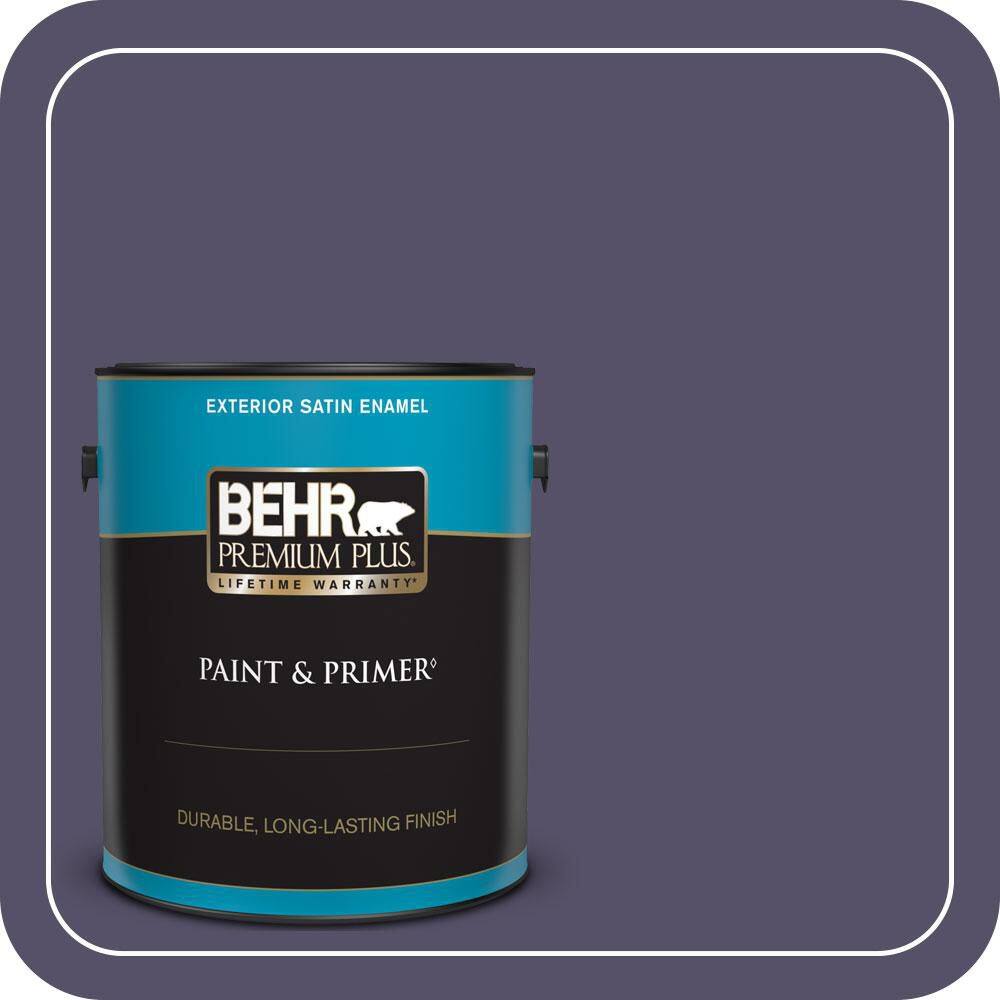 1 gal. #650F-7 Violet Eclipse Satin Enamel Exterior Paint & Primer price history on PriceWatchPro