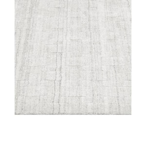 Peyton Contemporary Modern Alabaster 10 ft. x 14 ft. Hand Loomed Area Rug