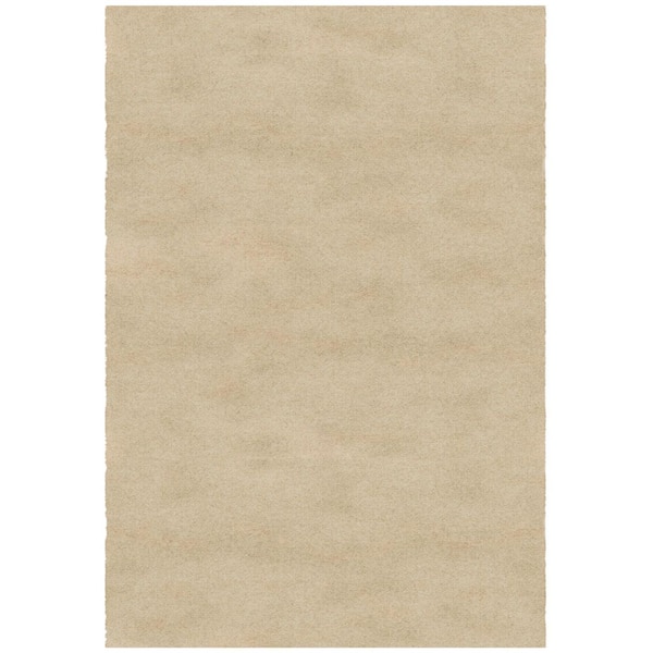 Runner Rug By The Foot 7.8 ft. x 39 ft. Beige Plush Area Runner for Hallways, Entryway and Stairs