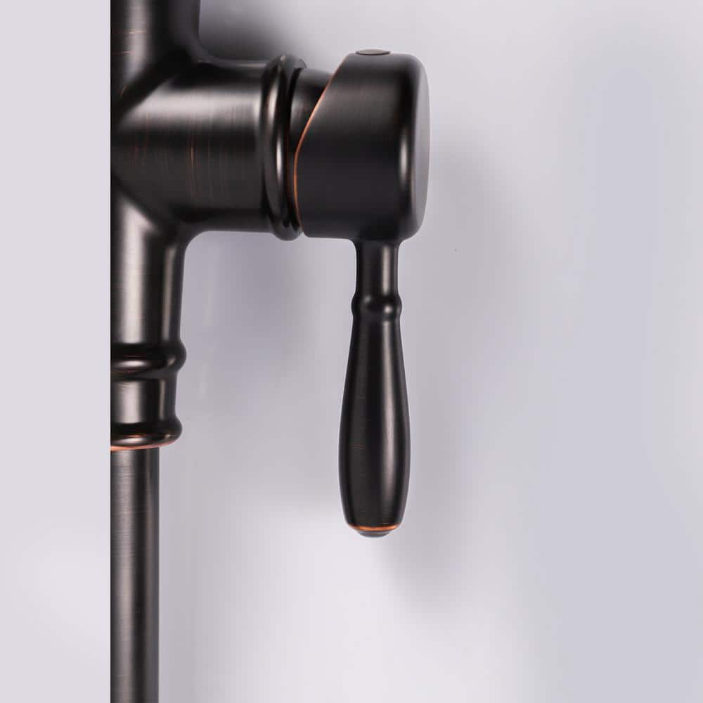 Oil Rubbed Bronze Pull-Out Kitchen Faucet with Spray