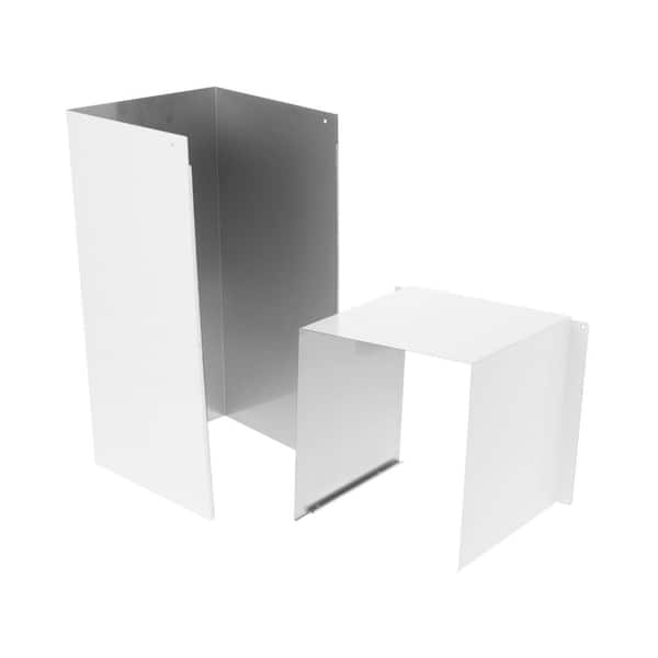 Cafe 12 ft. Matte White Duct Cover Extension Kit