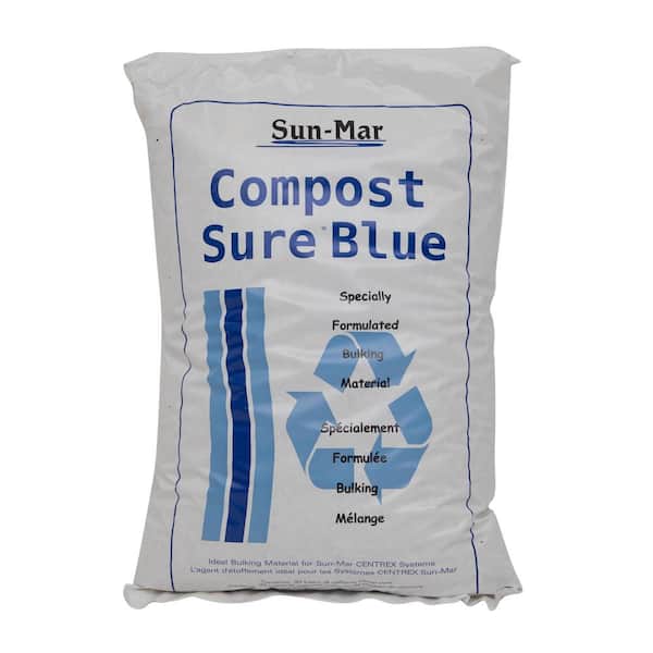 Sun-Mar Waterless Toilet Compost Starter and Compost Sure - Blue