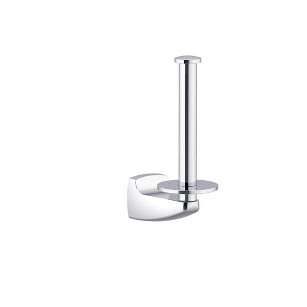 Gerber Gilde Wall-Mount Single Post Toilet Paper Holder in Chrome