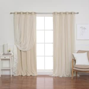 Best Home Fashion Ivory Grommet Blackout Curtain - 80 in. W x 96