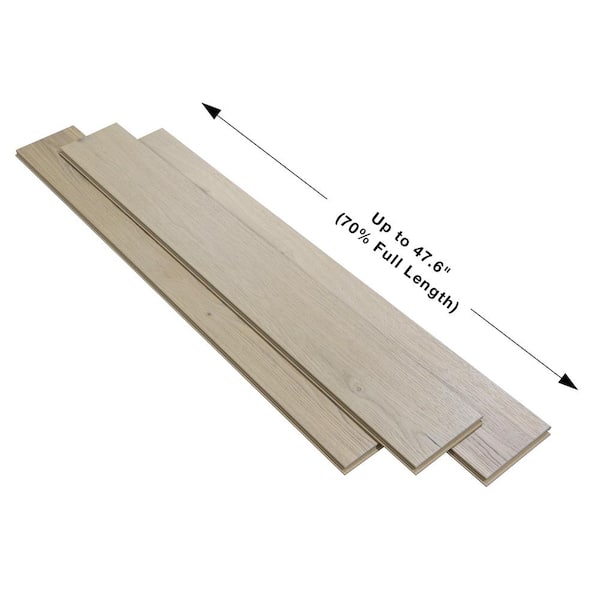 Beaumont French Oak 3/8 in. T x 6.5 in. W Click Lock Wire Brushed Engineered Hardwood Flooring (945.5 sq. ft./pallet)