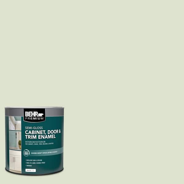 BEHR PREMIUM 1 qt. #M380-1 Cavan Semi-Gloss Enamel Interior/Exterior Cabinet, Door & Trim Paint